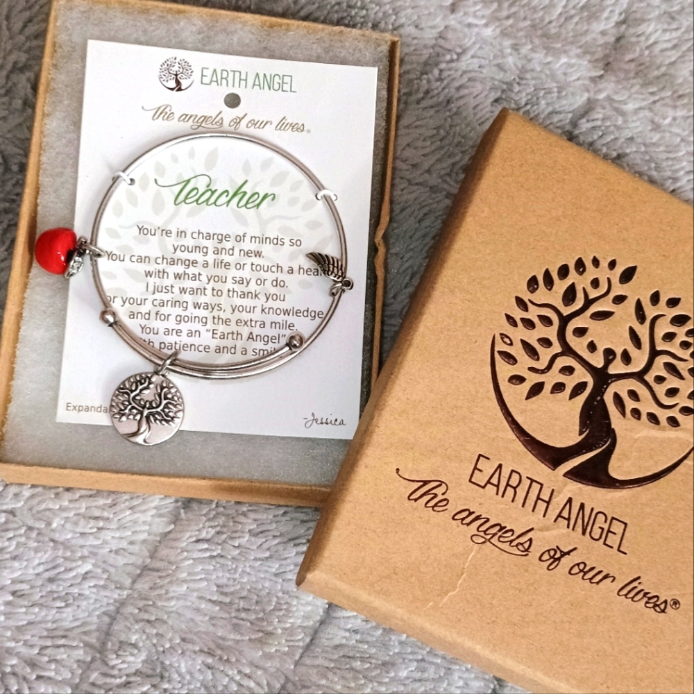 Brand New In Box Earth Angel Teacher's Bracelet